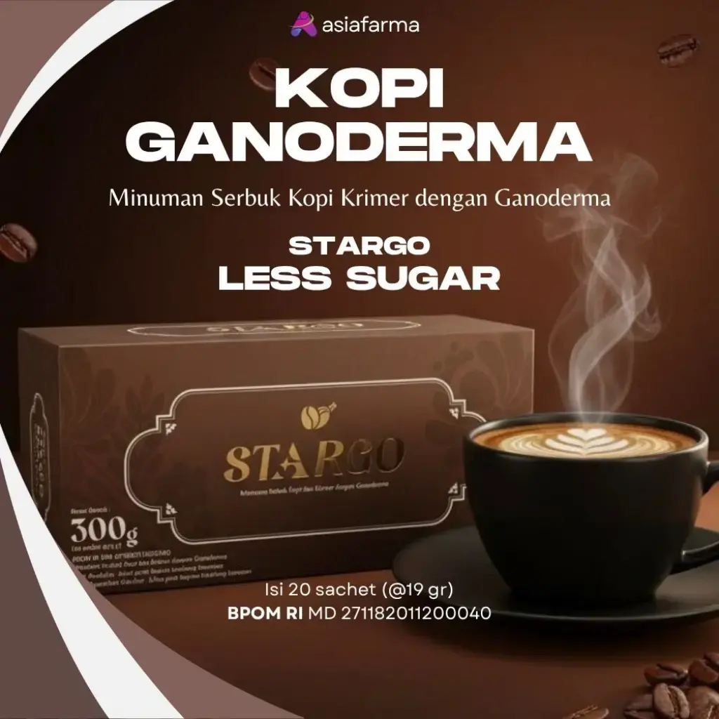 Kopi Ganoderma Stargo No Sugar 1box isi 20pcs  